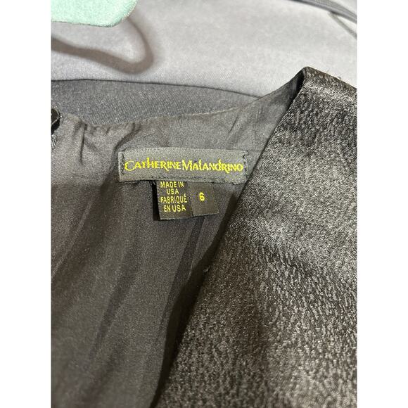 Catherine Malandrino Color Block Sheath Dress Women's Size 6 Gold & Black - Picture 2 of 5